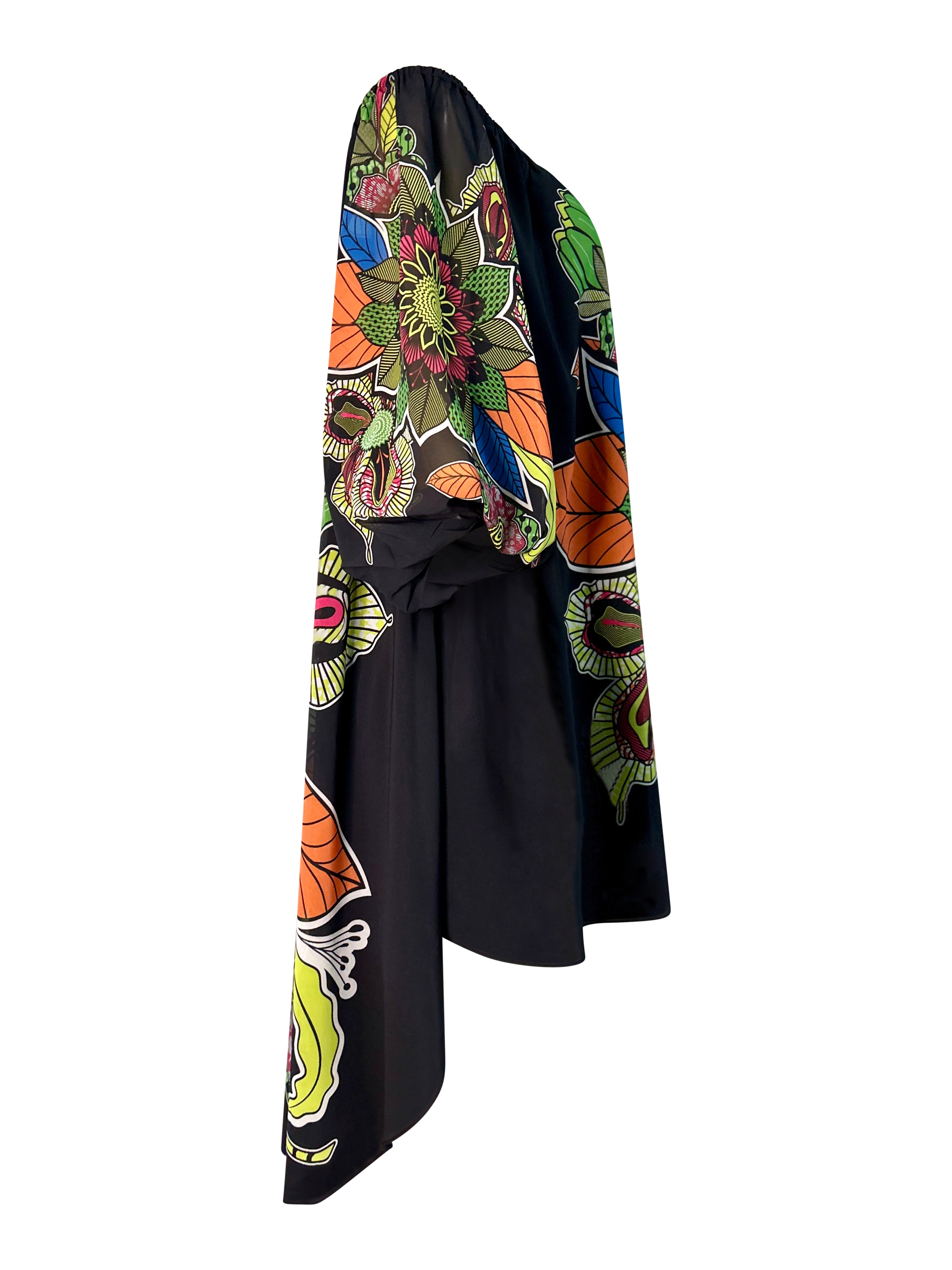 LIZZY BLACK OFF SHOULDER DRESS - Rahyma