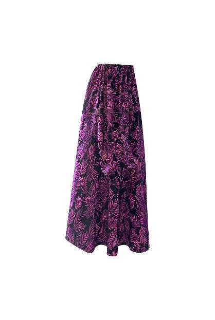 PURPLE OFF SHOULDER DRESS - Rahyma