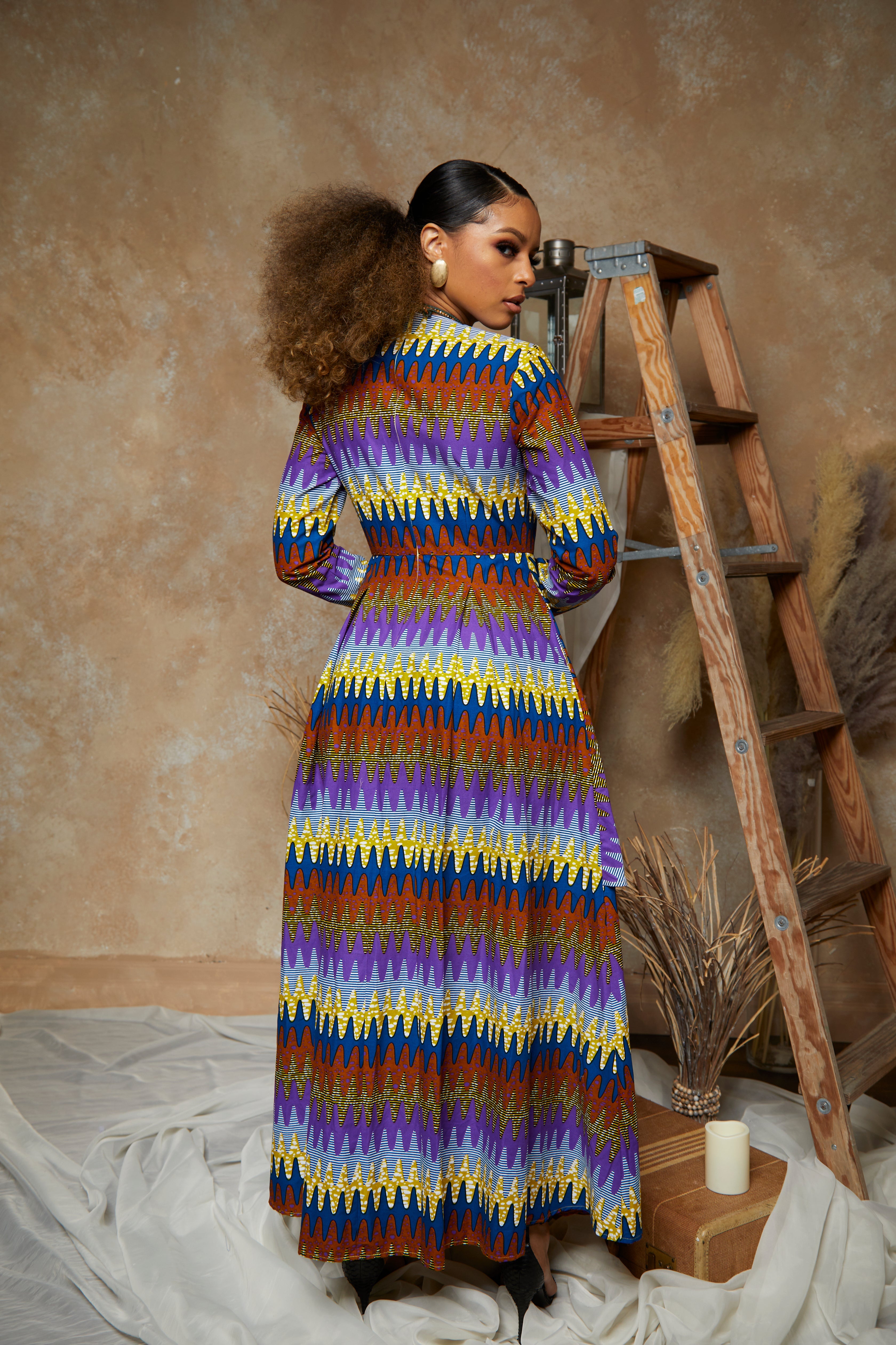 KERRI PURPLE HIGH-LOW DRESS - Rahyma