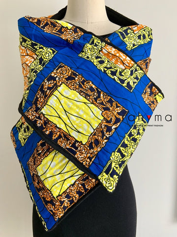 YELLOW SUN- AFRICAN COTTON PRINT DRESS SALE