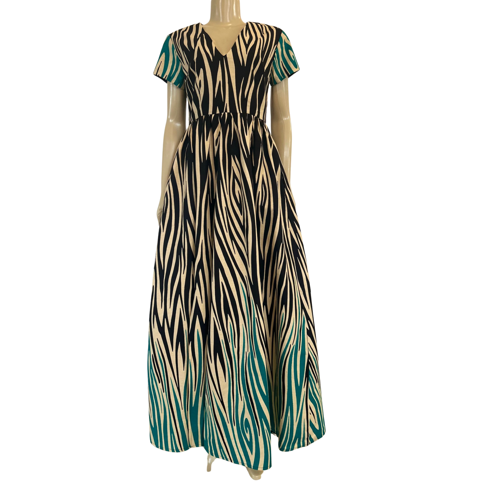 NIKE- AFRICAN COTTON PRINT DRESS M