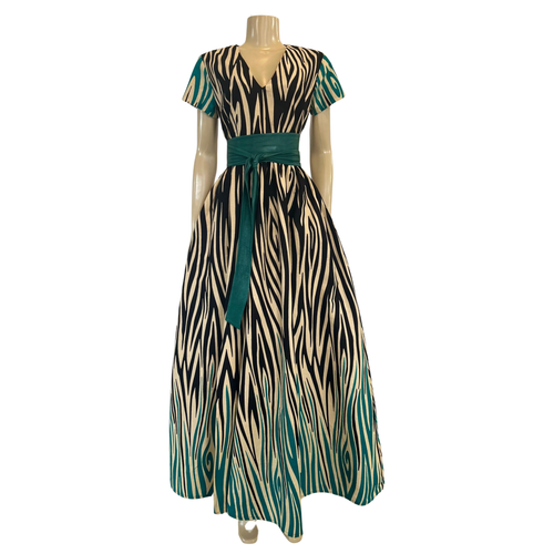 NIKE- AFRICAN COTTON PRINT DRESS