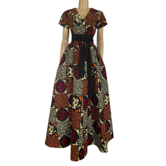 ERA- AFRICAN COTTON PRINT DRESS