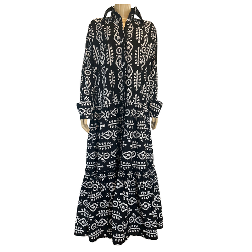 TRIBAL KAFTAN SHIRT DRESS