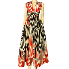 JENNY  INFINITY AFRICAN MAXI DRESS