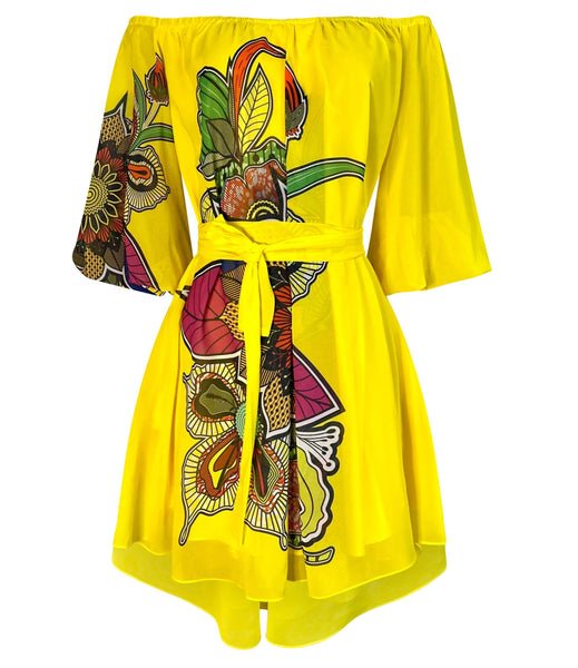 LIZZY OFF SHOULDER DRESS - Rahyma