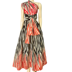 JENNY  INFINITY AFRICAN MAXI DRESS