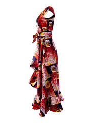 BAILY AFRICAN PRINT WRAP DRESS - Rahyma