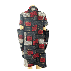 Mosaic Ankara Shirt Dress