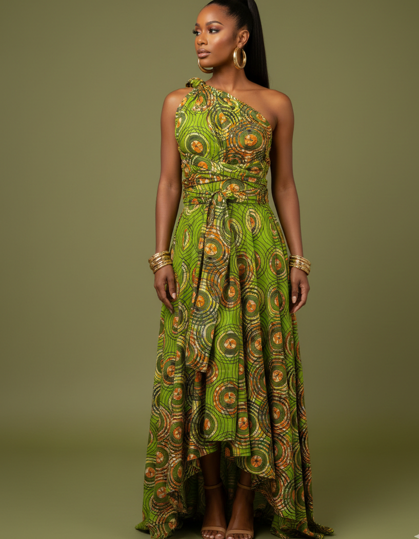 infinity-maxi-dress L-XL / Green infinity-maxi-dress L-XL / Green