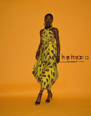 Yellow drop Infinity Jumpsuit - Rahyma