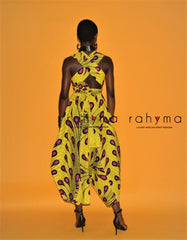 Yellow drop Infinity Jumpsuit - Rahyma